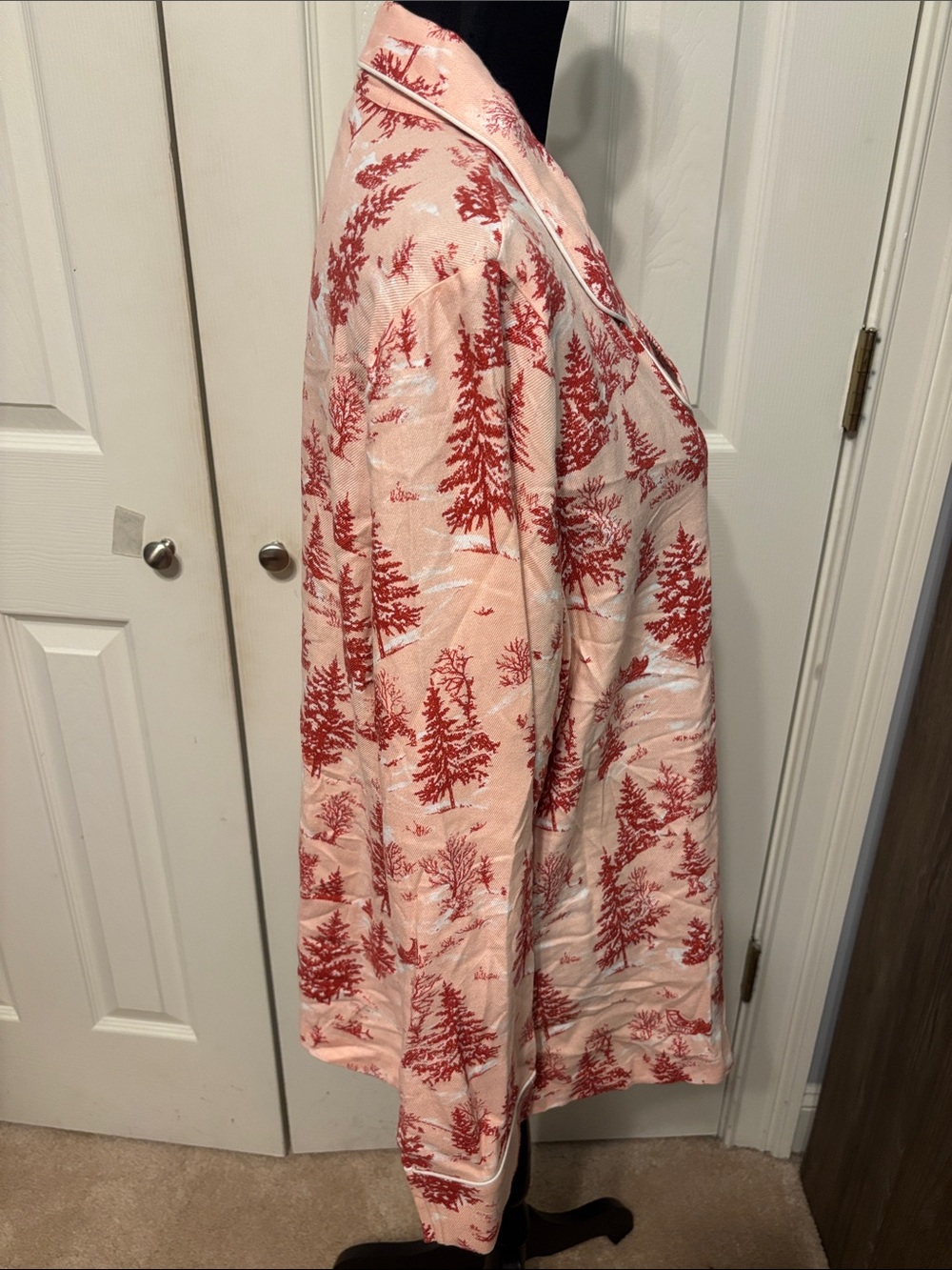 Nordstrom Cozy Cotton Blend Flannel Plus Pajama Set - Picture 6 of 13